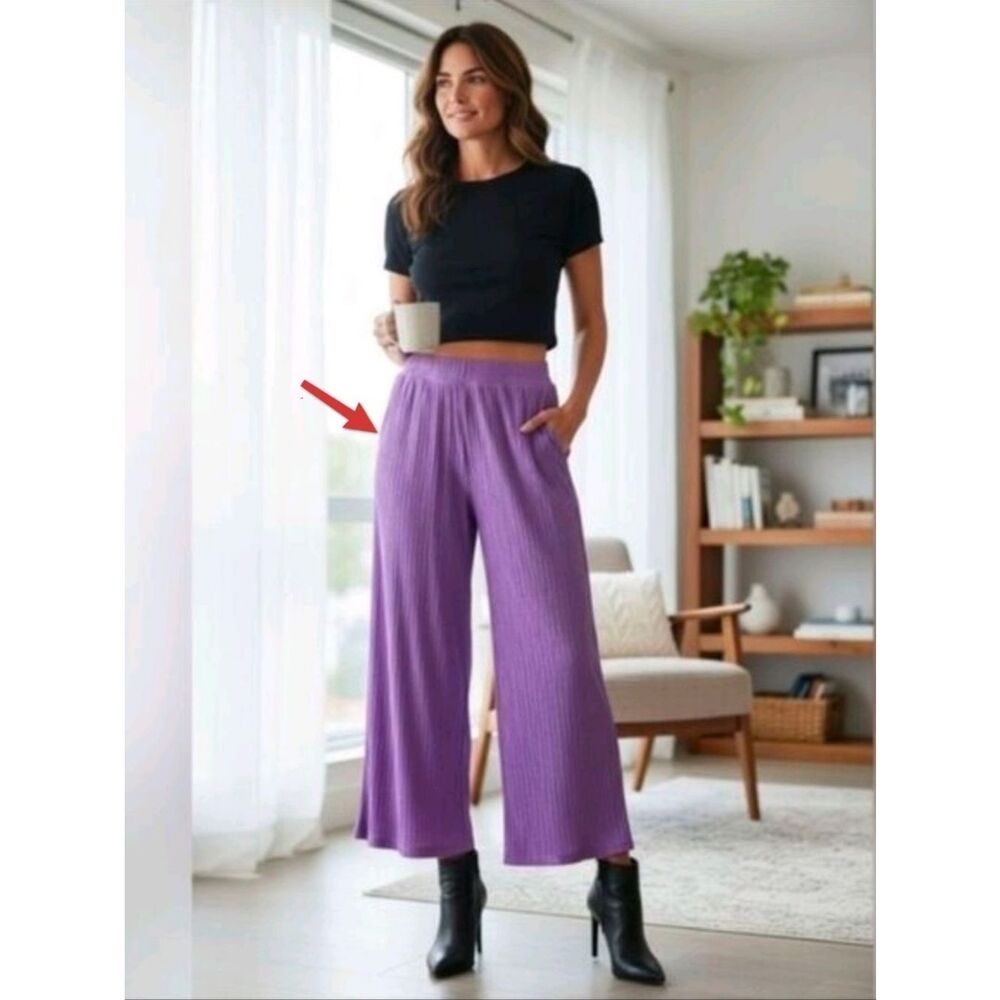Never Worn- Lavender Women's Pleated Pants